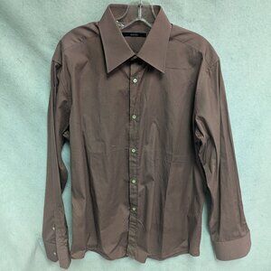 Men's Gucci Shirt Size 16.5/42 Mauve/Brown